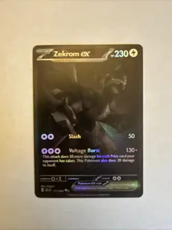 Pokemon TCG Zekrom EX Black Bolt 172/86 Fresh out of pack - Image 1