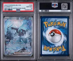 PSA 10 2025 POKEMON BLK EN-BLACK BOLT #165 KYUREM EX SPECIAL ILLUSTRATION RARE - Image 5