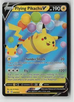 Pokemon Flying Pikachu V #006/025 Celebrations Near Mint or Better - Image 1