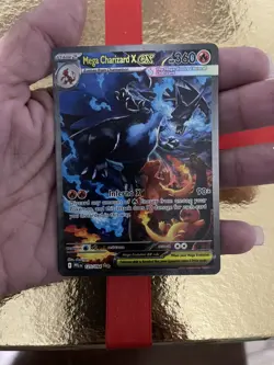 2025 Pokemon Phantasmal Flames -125/094 Mega Charizard X ex SIR FRESH PULL MINT - Image 1