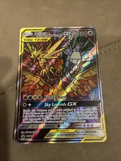 Moltres Zapdos Articuno GX Hidden Fates Pokemon Black Star Promo SM210 C - Image 1