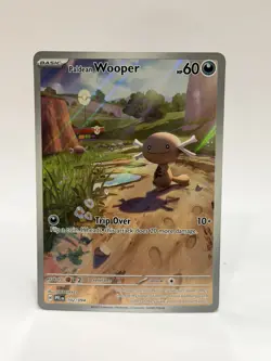 Paldean Wooper (102/094) IR~ Mint/NM Phantasmal Flames 2025 Full-Art Pokemon TCG - Image 1