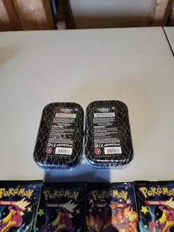 Pokemon Shining Fates Sealed Tins And Booster Packs 2 Tins And 10 Booster Packs - Image 4