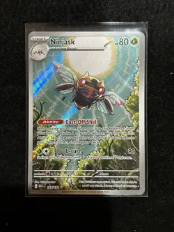 Ninjask 137/132 Me01: Mega Evolution Holo Full Art Rare Pokemon TCG - Image 1