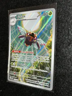 Ninjask 137/132 Me01: Mega Evolution Holo Full Art Rare Pokemon TCG - Image 3