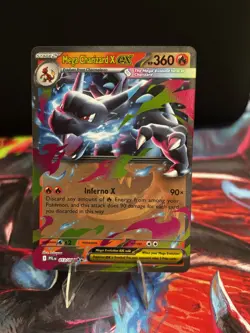 Pokemon TCG Mega Charizard X ex 013/094 Double Rare Phantasmal Flames PFL NM - Image 1
