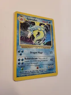 Pokemon Gyarados Holo Rare TCG Base Set 6/102 WOTC Vintage LP - Image 3