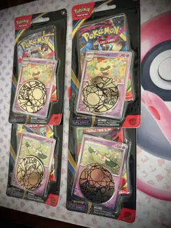 Pokemon TCG Phantasmal Flames Blister Bundle Cottonee & Whimsicott Sealed - Image 2