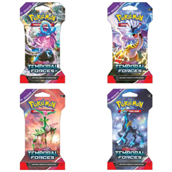 Pokemon TCG: Scarlet and Violet Temporal Forces Booster Pack Sealed - 12 Packs - Image 1