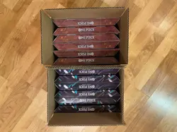 One Piece Illustration Box Vol. 5 and Vol. 6 (x6 units each) in open case boxes - Image 4