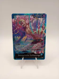 One Piece Donquixote Doflamingo Leader OP01-060 Art THE SEVEN WARLORDS OF SEA - Image 1