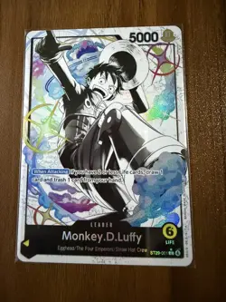 ONE PIECE TCG STARTER ST29-001 MONKEY D LUFFY LEADER ALT ART - ENGLISH - Image 1
