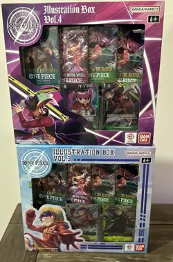 One Piece Illustration Box Vol. 3 and 4 New / Sealed - Image 1
