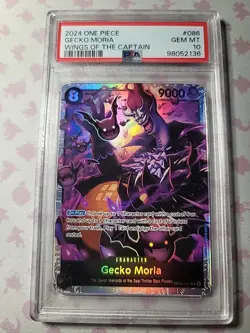 2024 One Piece Wings of The Captain Gecko Moria OP06 #086 PSA 10 - Image 1