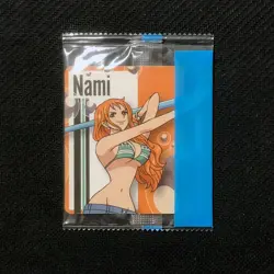 S0405 Nami Japanese One Piece Morinaga Wafer Sticker Sealed Super Rare - Image 1