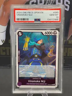 2024 One Piece OP06 English #065 Vinsmoke Niji PSA 10 GEM MINT - Image 1