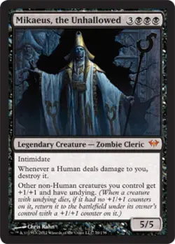 Mikaeus, the Unhallowed - Light Play MTG Dark Ascension - Image 1