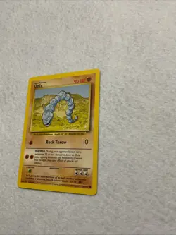 Pokemon TCG Onix Base Set Uncirculated Card 56/102 Regular Unlimited Common - Image 2