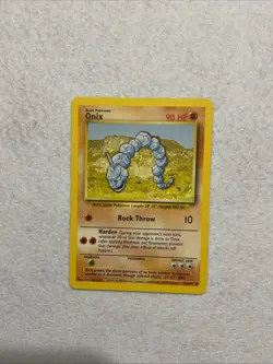 Pokemon TCG Onix Base Set Uncirculated Card 56/102 Regular Unlimited Common - Image 4