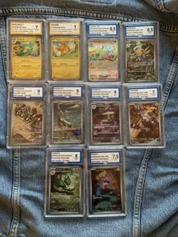 Pokemon TCG 10 Graded Cards Bundle Inc Promos/AR's - Image 1
