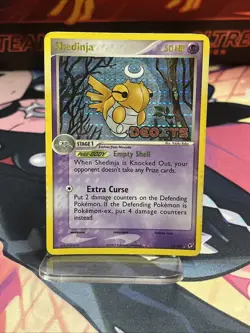 2005 Pokemon TCG Shedinja EX Deoxys Holo Rare Card 14/107 - Image 1