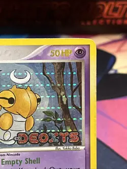 2005 Pokemon TCG Shedinja EX Deoxys Holo Rare Card 14/107 - Image 4