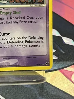 2005 Pokemon TCG Shedinja EX Deoxys Holo Rare Card 14/107 - Image 5