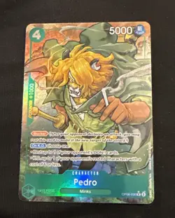 One Piece Card Game OP08 TCG - Pedro (OP08-030) Japanese Alternate Art - Image 1
