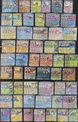 Pokemon Card Lot Scarlet Violet Era ex Double Rare 131 Total - Image 1