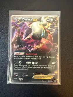 Darkrai EX Igor Costa 2012 World Championships Decks Pokemon card 63/108 LP - Image 1