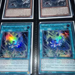 YuGiOh! Radiant Typhoon Chant DOOD-EN061 Ultra Rare 1st Edition NM Card x2 - Image 1