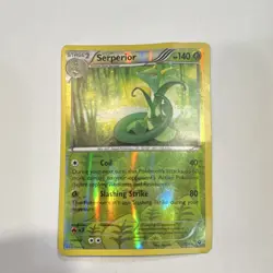 Pokemon TCG Serperior Fates Collide 7/124 Reverse Holo Rare Stage 2 140HP Card - Image 1