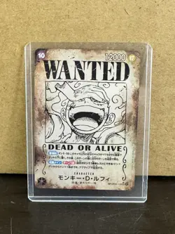 One Piece TCG Op05-119 SEC 3 Luffy Wanted Poster Card - Image 1