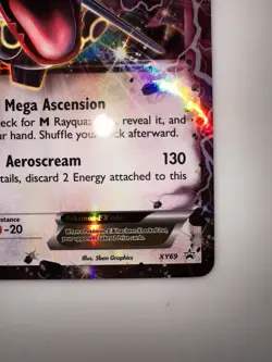 Pokemon TCG Rayquaza EX XY69 Black Star Promo Holo Card 2015 LP/NM - Image 4