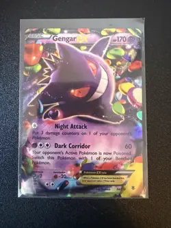Pokemon TCG Gengar EX 34/119 Phantom Forces Ultra Rare Card - Image 1