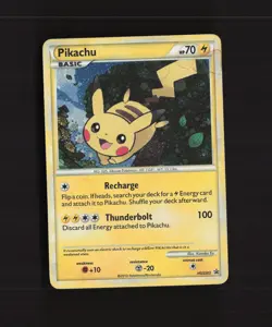 Pikachu HGSS03 HeartGold & SoulSilver Black Star Promo Holo Pokemon Card DMG - Image 1
