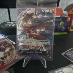 Monkey.D.Luffy OP05-060 Leader Sound Loader Promo - One Piece Card TCG SEALED - Image 1