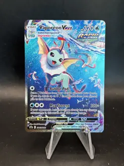 Vaporeon VMAX SWSH182 SWSH: Sword & Shield Promo Cards Holo - Image 1