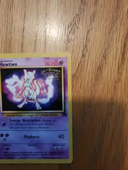 Pokemon Card Promo Mewtwo In Played Condition - Image 2
