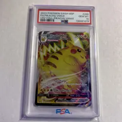 PSA 10 Gem Mint Pikachu VMAX SWSH286 SWSH: Sword & Shield Promo Cards Holo - Image 1