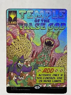 Temple of the False God Foil - Secret Lair Encyclopedia Drop - 0020 - MTG - Image 1