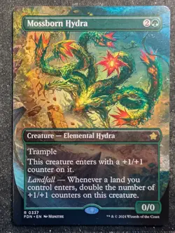Mossborn Hydra - Borderless - Magic Foundations (MTG) - Image 1