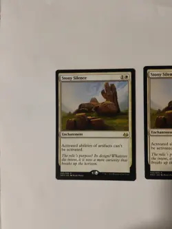 2 X Stony Silence NM Near Mint Modern Masters 2017 MM3 Magic the Gathering MTG - Image 3
