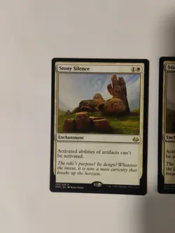 2 X Stony Silence NM Near Mint Modern Masters 2017 MM3 Magic the Gathering MTG - Image 4