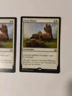 2 X Stony Silence NM Near Mint Modern Masters 2017 MM3 Magic the Gathering MTG - Image 5