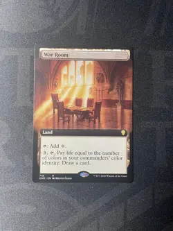 War Room Extended Art #716 Commander Legends Magic The Gathering NM - Image 1