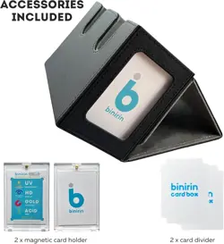 MTG Deck Box with 2 Commander Display Windows Double Deck Box for 280+ Single - Image 3