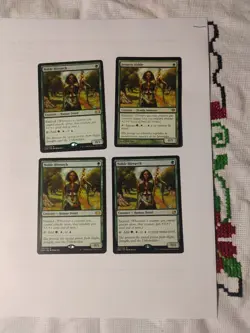 4 X Noble Hierarch - Different Editions, 1 In SpanishDouble Masters - MTG - Image 1