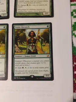 4 X Noble Hierarch - Different Editions, 1 In SpanishDouble Masters - MTG - Image 4