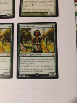 4 X Noble Hierarch - Different Editions, 1 In SpanishDouble Masters - MTG - Image 5